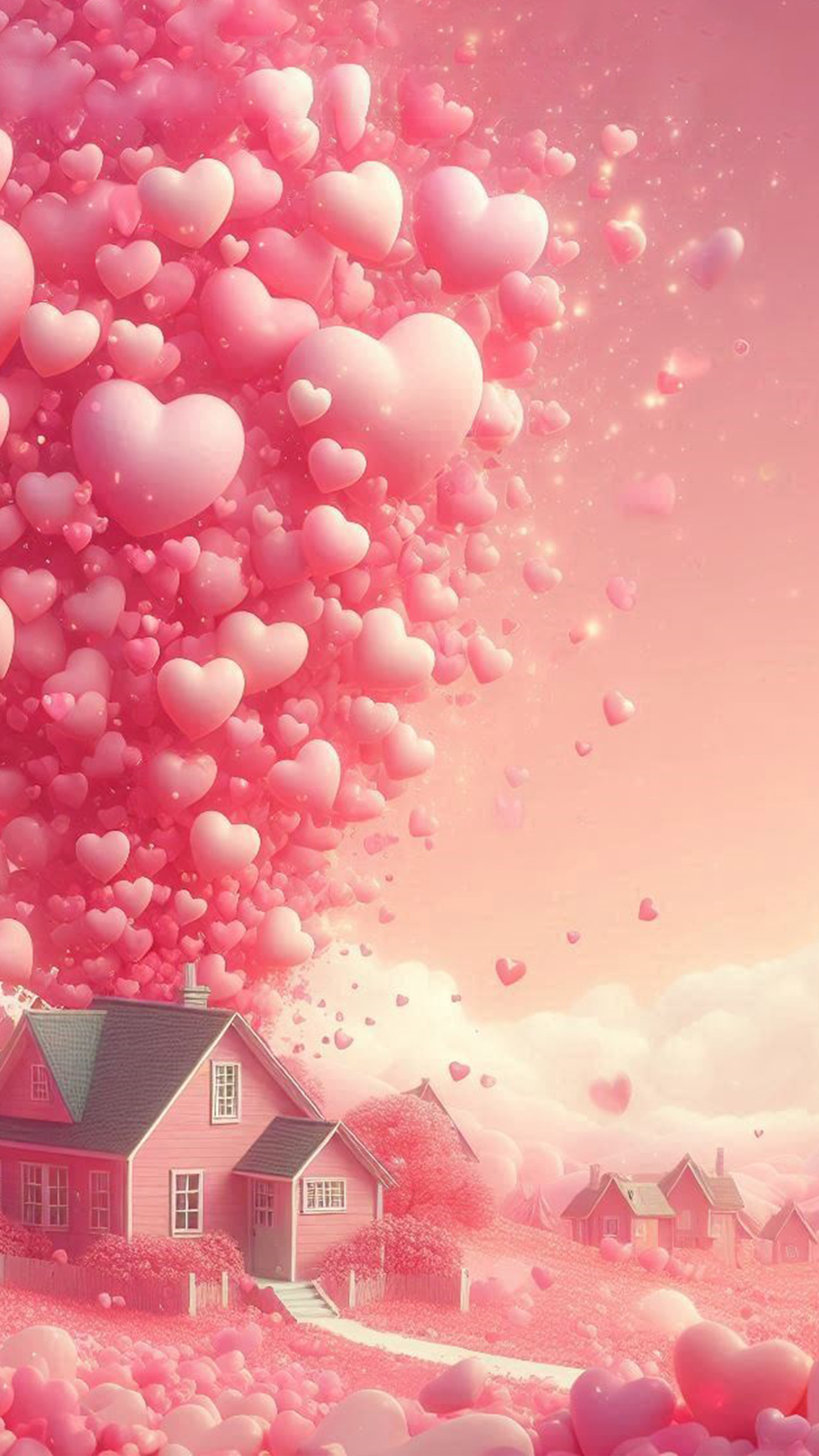 恋愛運アップ、縁結び「ハート」 最強恋愛運アップ待ち受け画像 縁結び 恋愛成就 大金神社