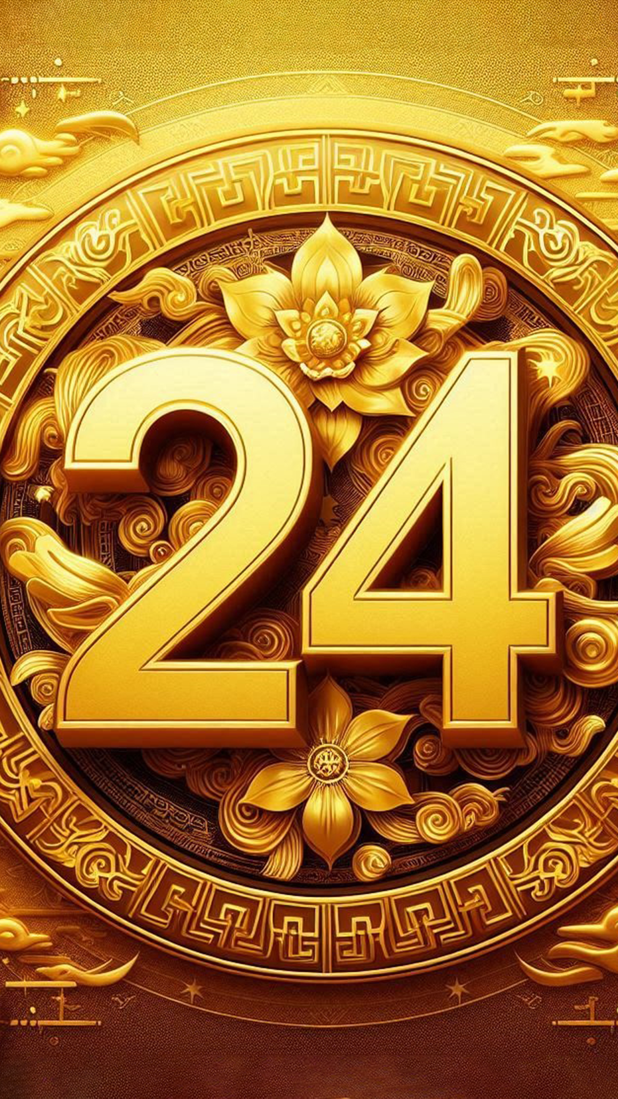 最強の金運数字「24」 最強金運アップ待ち受け画像、宝くじ高額当選！？ 大金神社