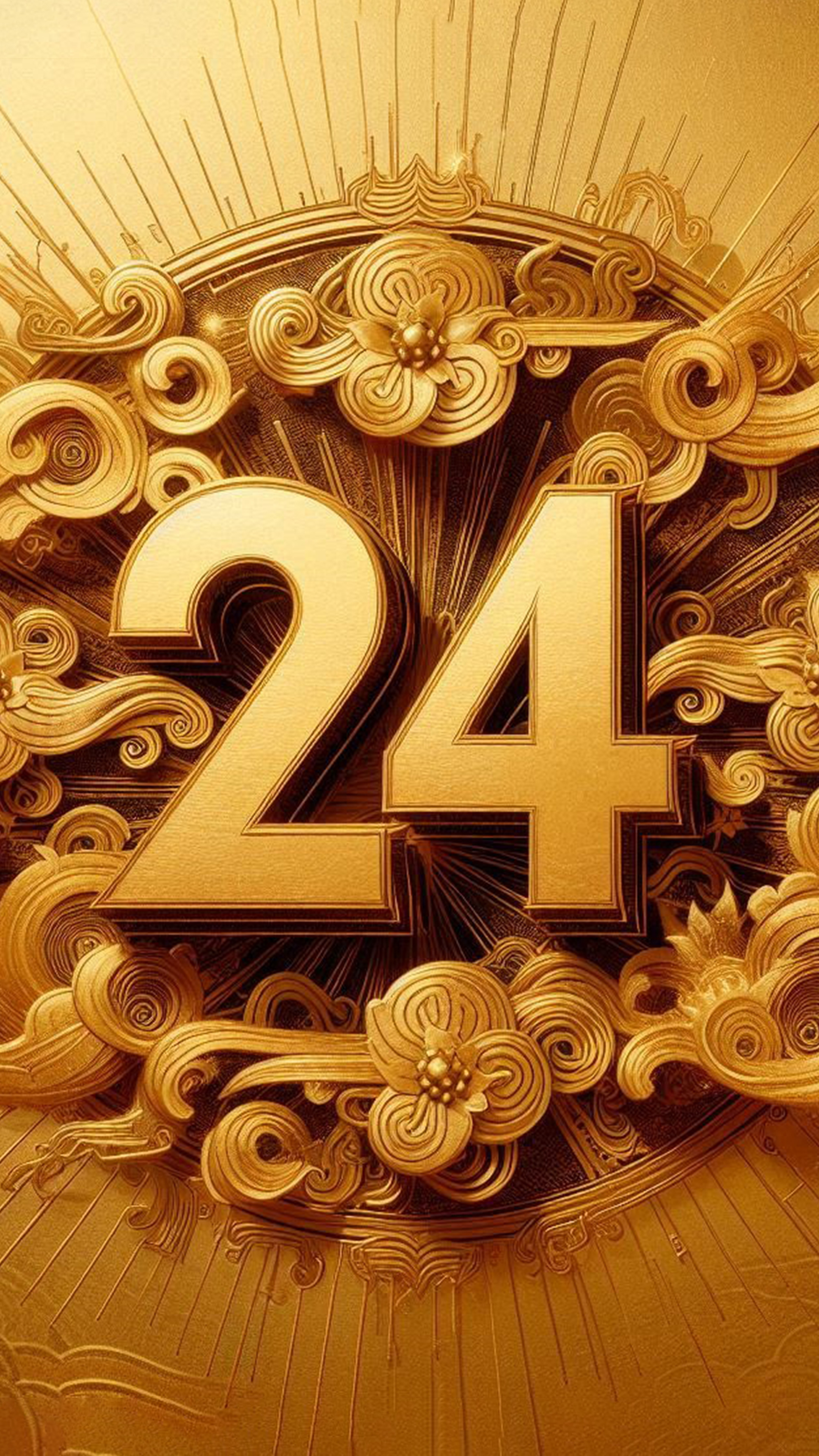 最強の金運数字「24」 最強金運アップ待ち受け画像、宝くじ高額当選！？ 大金神社