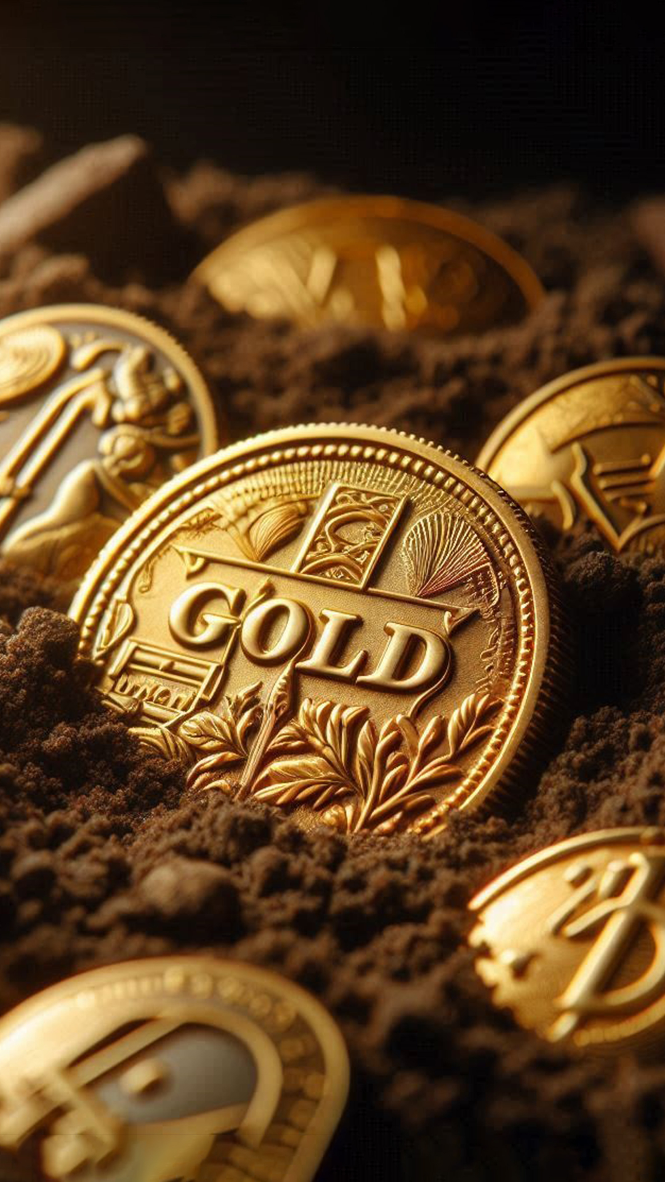 お金が舞い込む幸運の金貨 最強金運アップ待ち受け画像、宝くじ高額当選！？ 大金神社