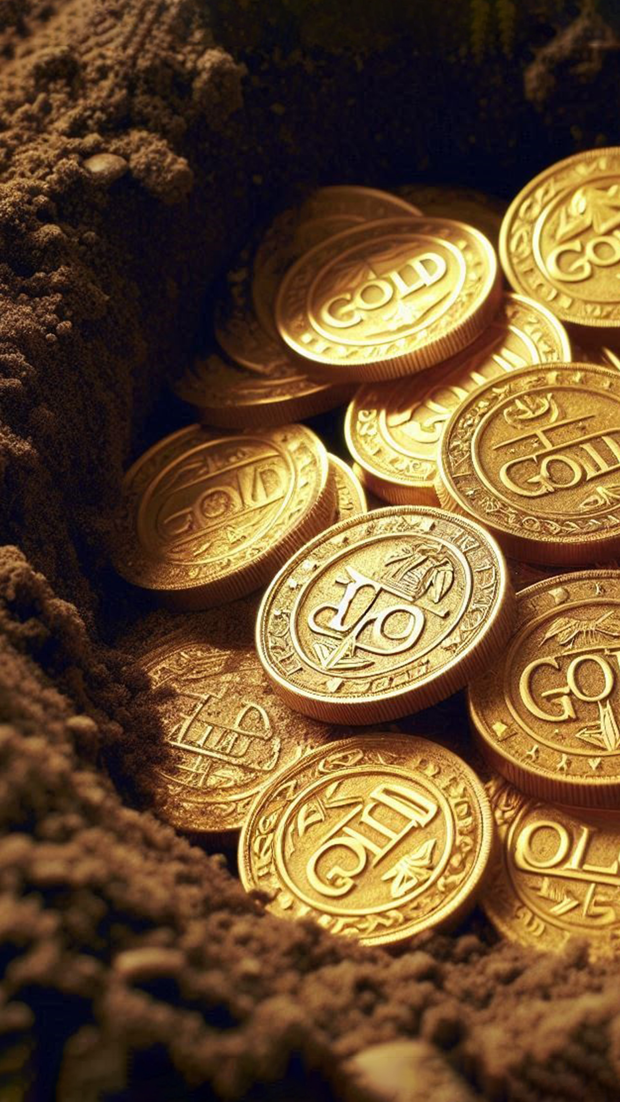 お金が舞い込む幸運の金貨 最強金運アップ待ち受け画像、宝くじ高額当選！？ 大金神社