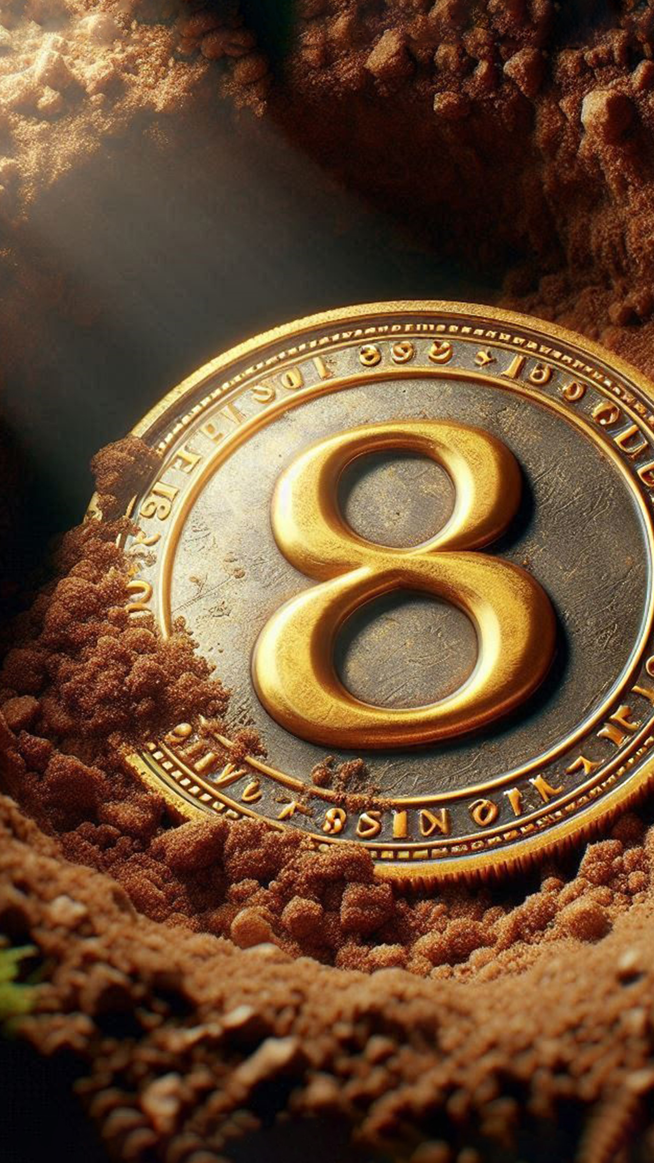 お金が舞い込む幸運の金貨 最強金運アップ待ち受け画像、宝くじ高額当選！？ 大金神社