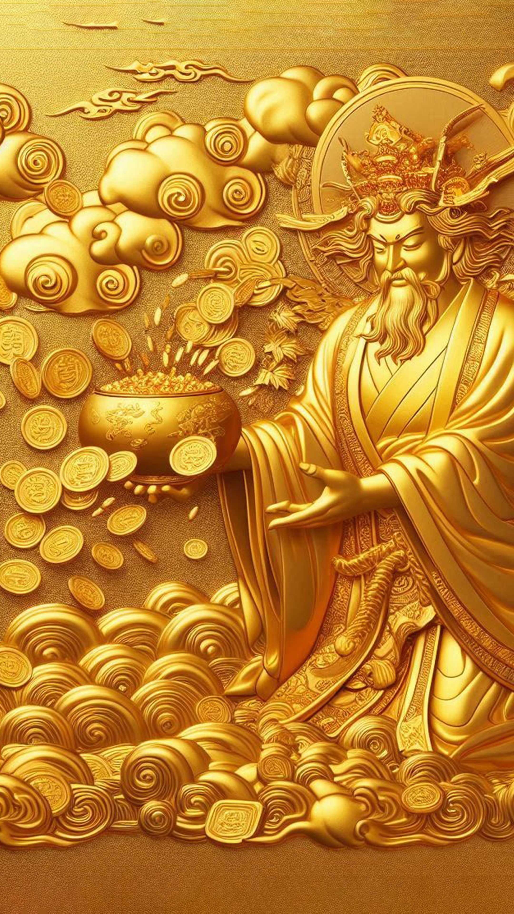 氏神さま 最強金運アップ待ち受け画像、宝くじ高額当選！？ 大金神社