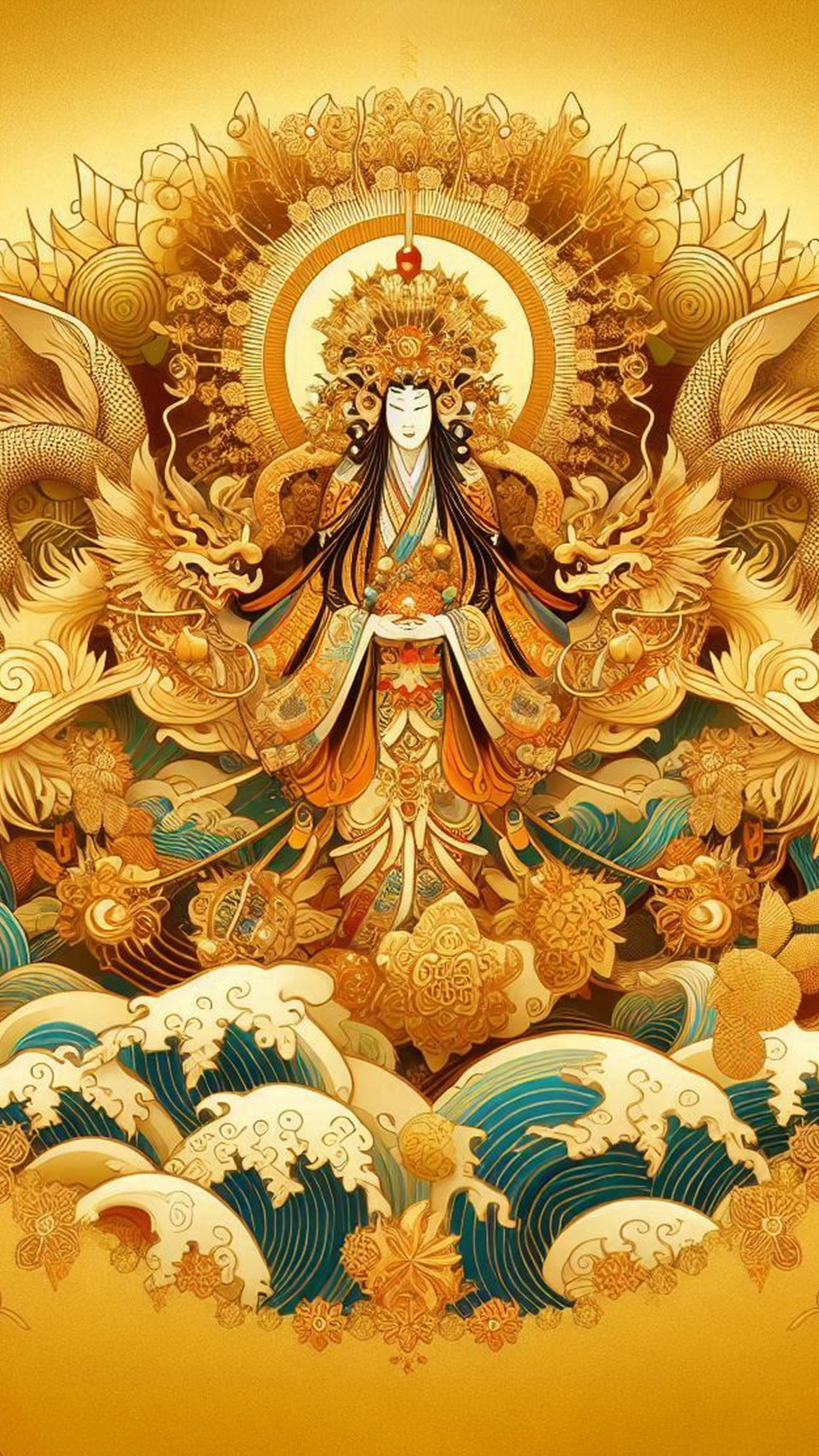 金神 最強金運アップ待ち受け画像、宝くじ高額当選！？ 大金神社