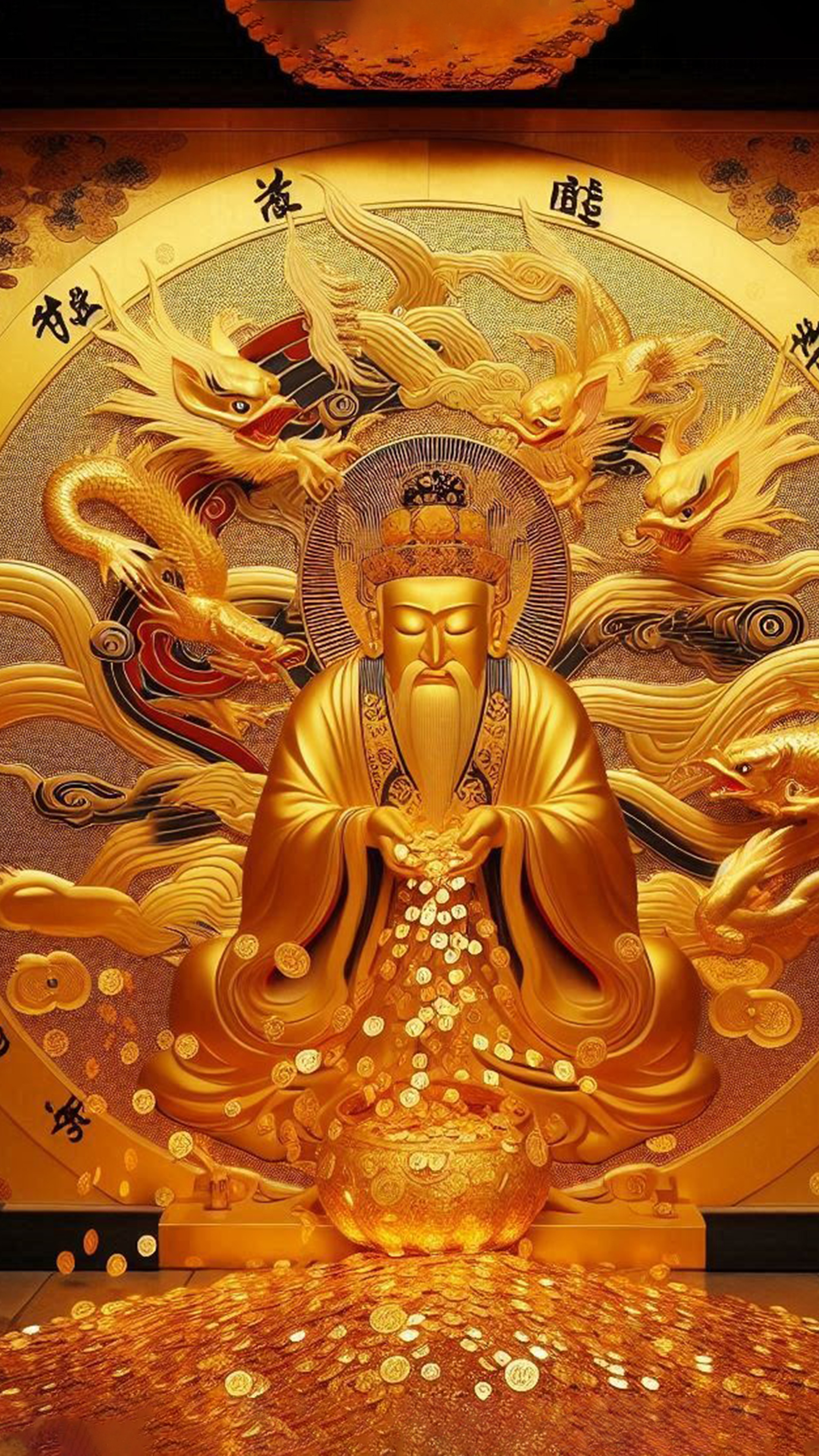 氏神さま 最強金運アップ待ち受け画像、宝くじ高額当選！？ 大金神社