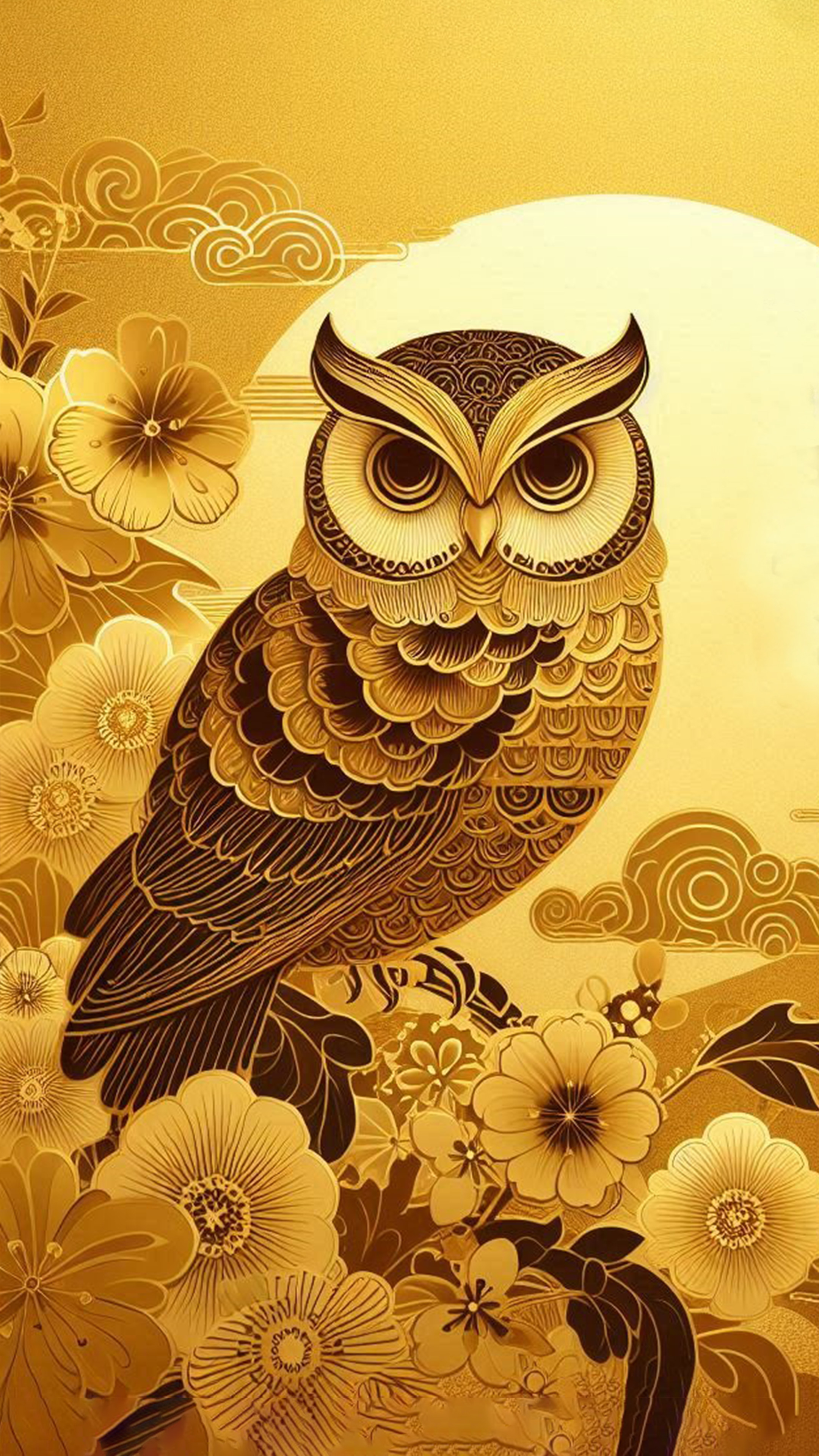 福を呼ぶフクロウ 最強金運アップ待ち受け画像、宝くじ高額当選！？ 大金神社