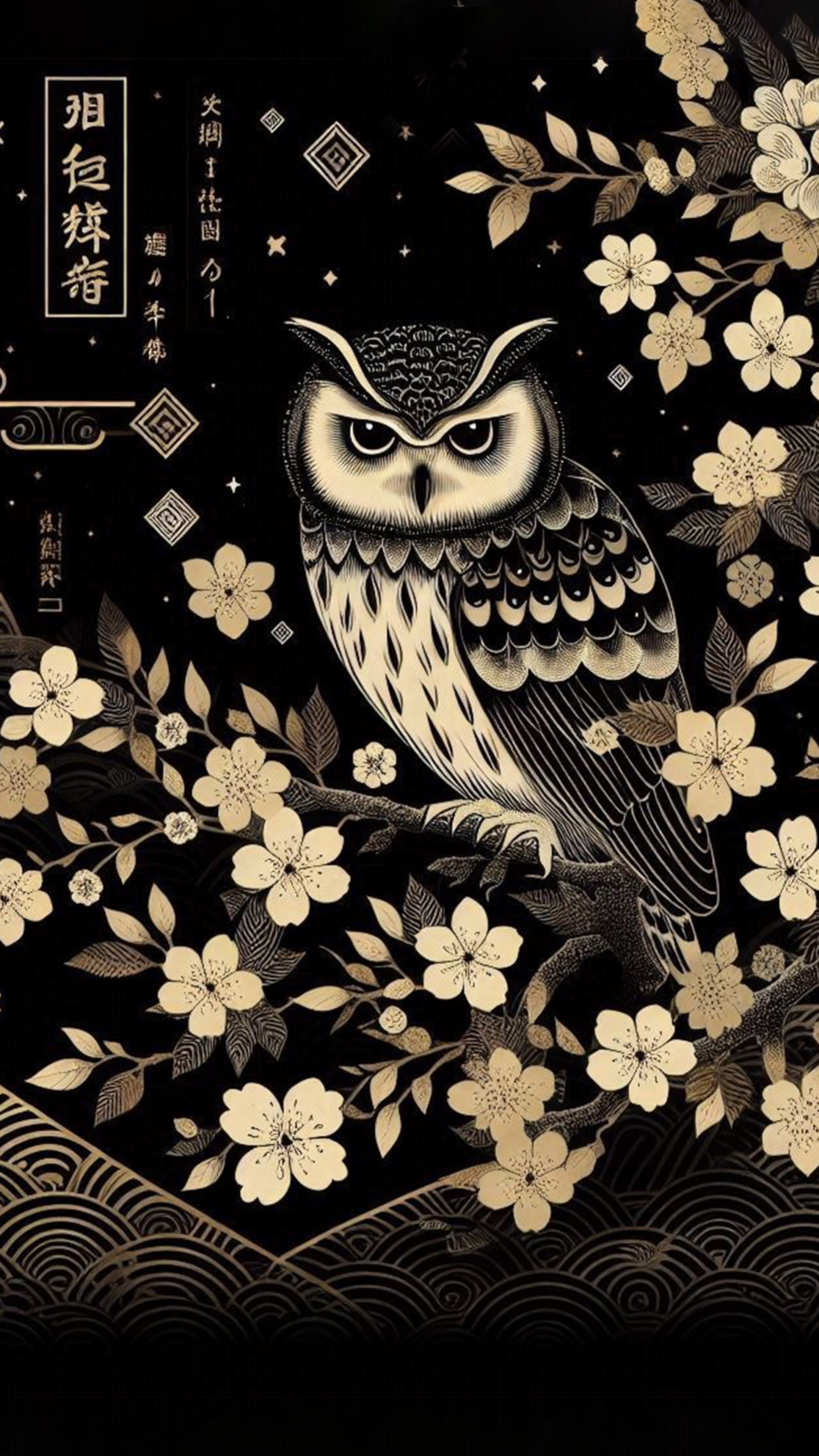 福を呼ぶフクロウ 最強金運アップ待ち受け画像、宝くじ高額当選！？ 大金神社