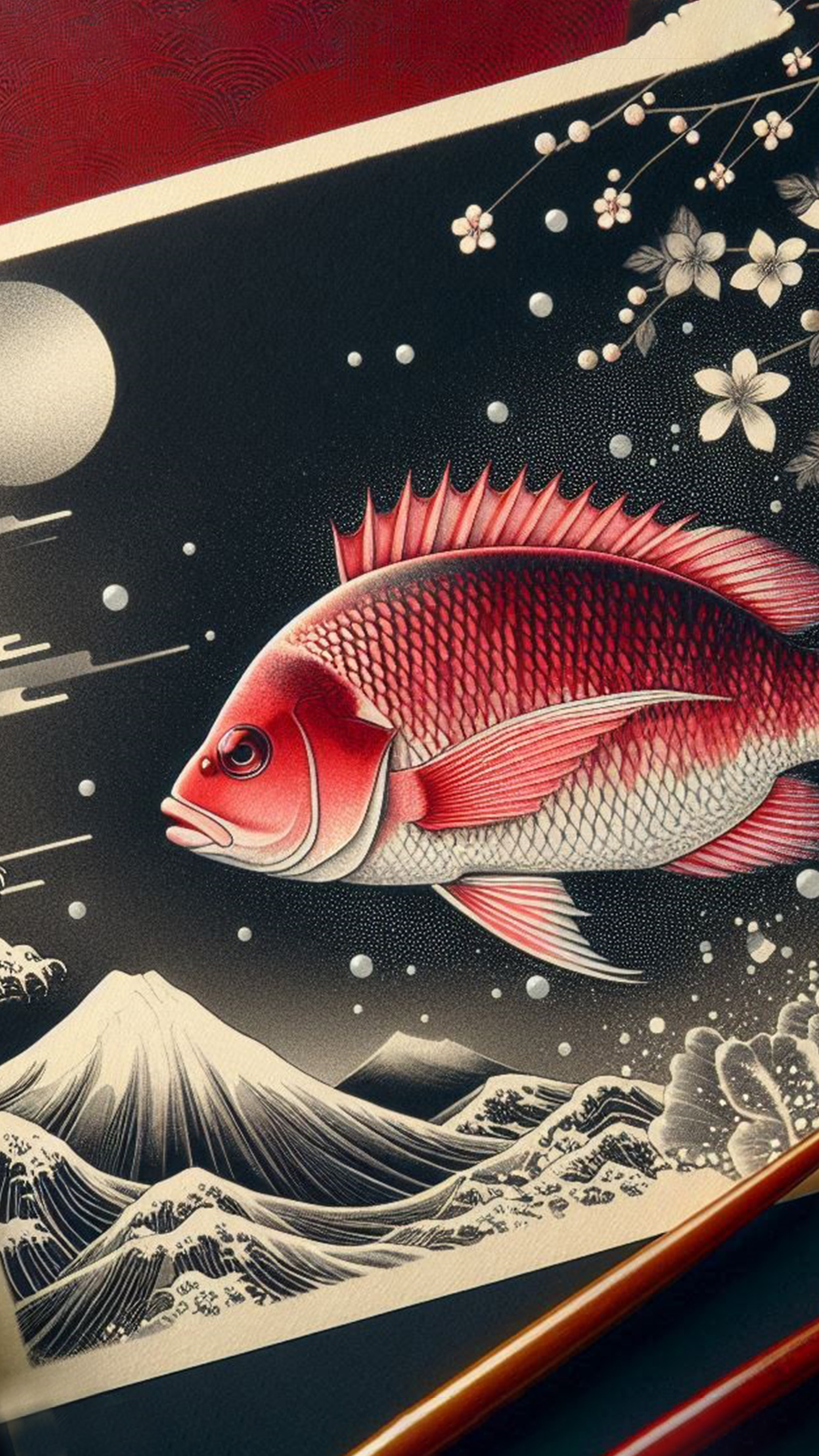 金運が上がる縁起の良い魚「鯛」 最強金運アップ待ち受け画像、宝くじ高額当選！？ 大金神社