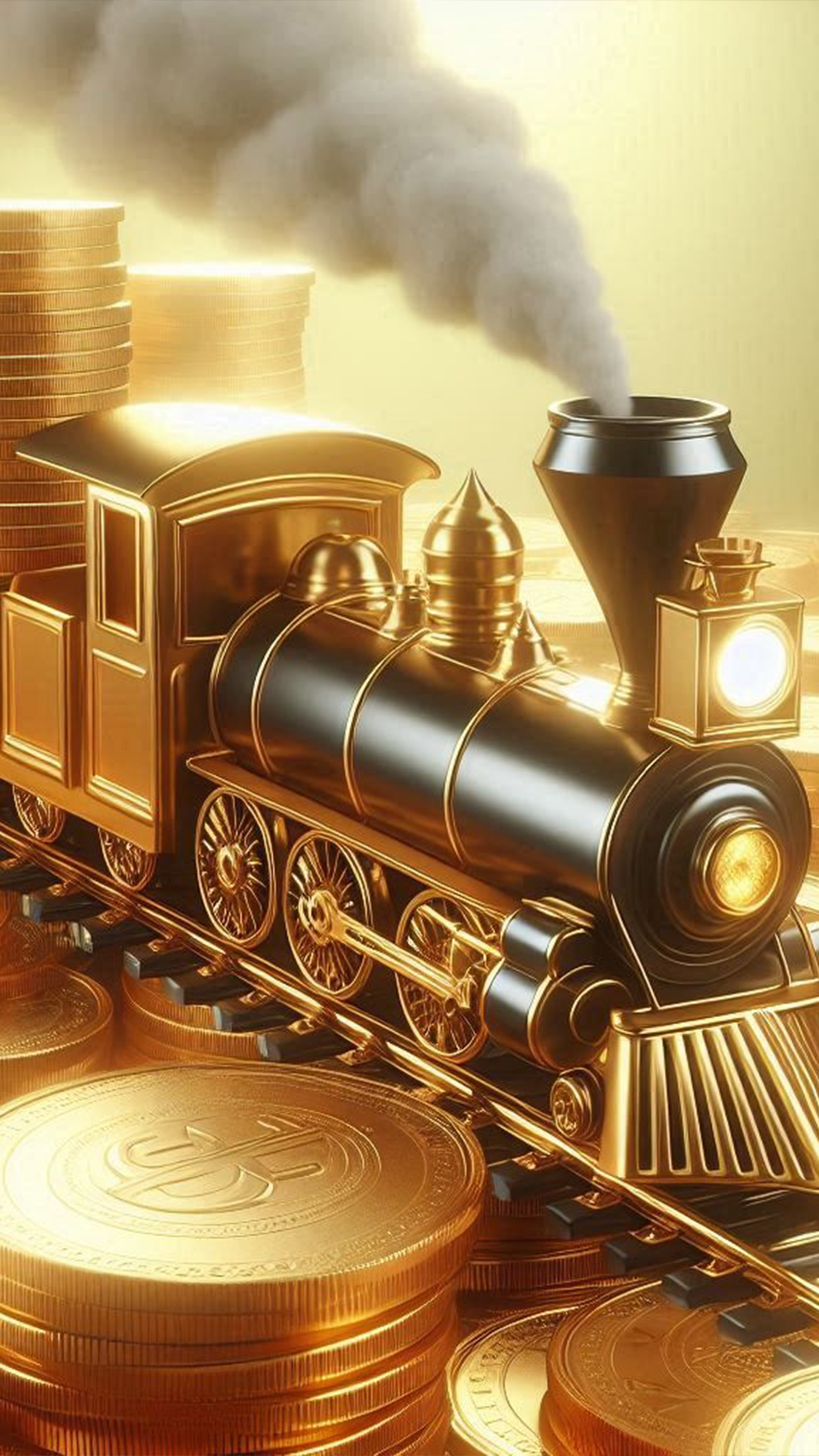 金運を運ぶ宝電車 最強金運アップ待ち受け画像、宝くじ高額当選！？ 大金神社