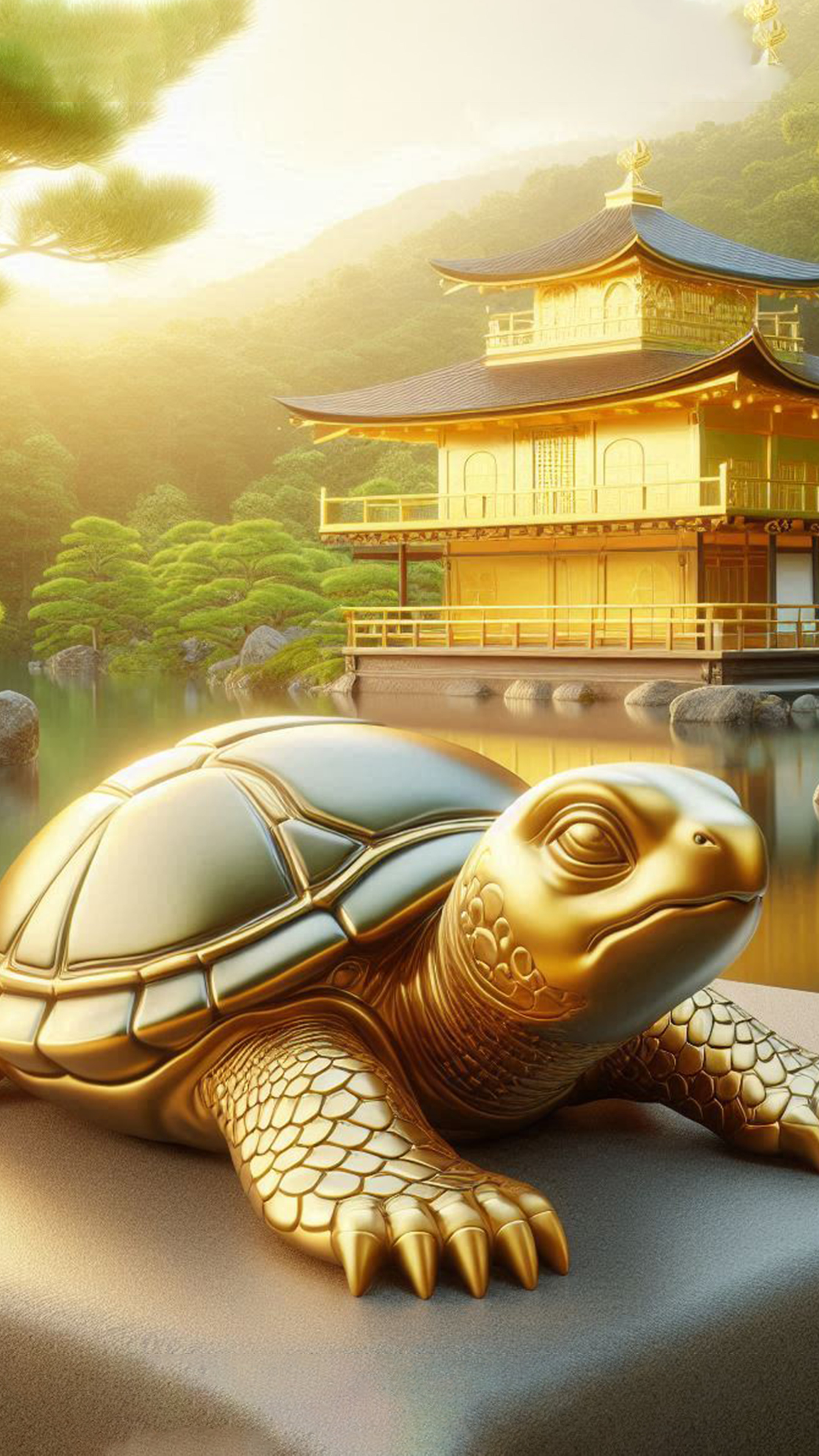 金亀 最強金運アップ待ち受け画像、宝くじ高額当選！？ 大金神社