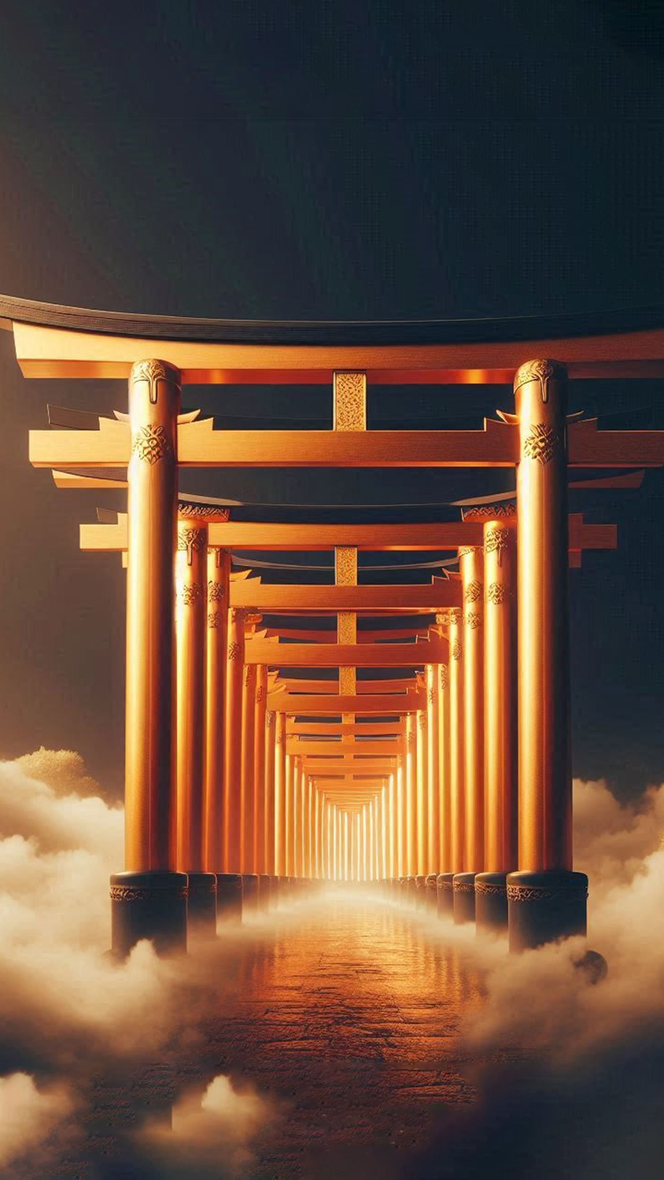 鳥居が連なる神社 最強金運アップ待ち受け画像、宝くじ高額当選！？ 大金神社